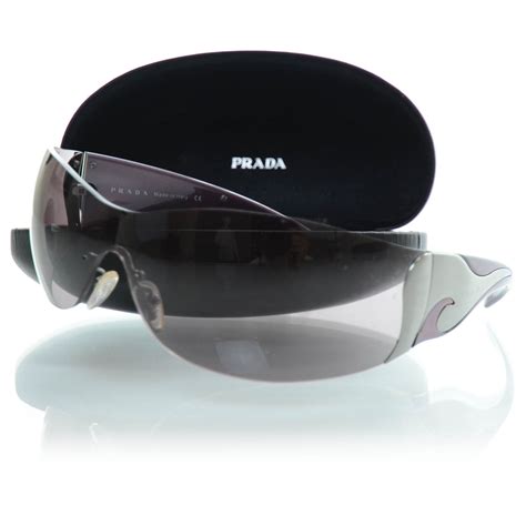 mens prada wrap around sunglasses